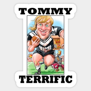 Western Suburbs Magpies - Tommy Raudonikis - TOMMY TERRIFIC! Sticker